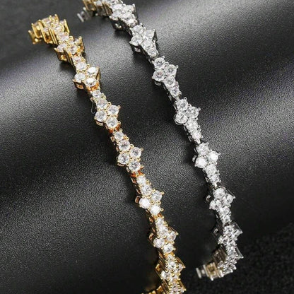 Bracciale Tennis Classic Cluster | Oro