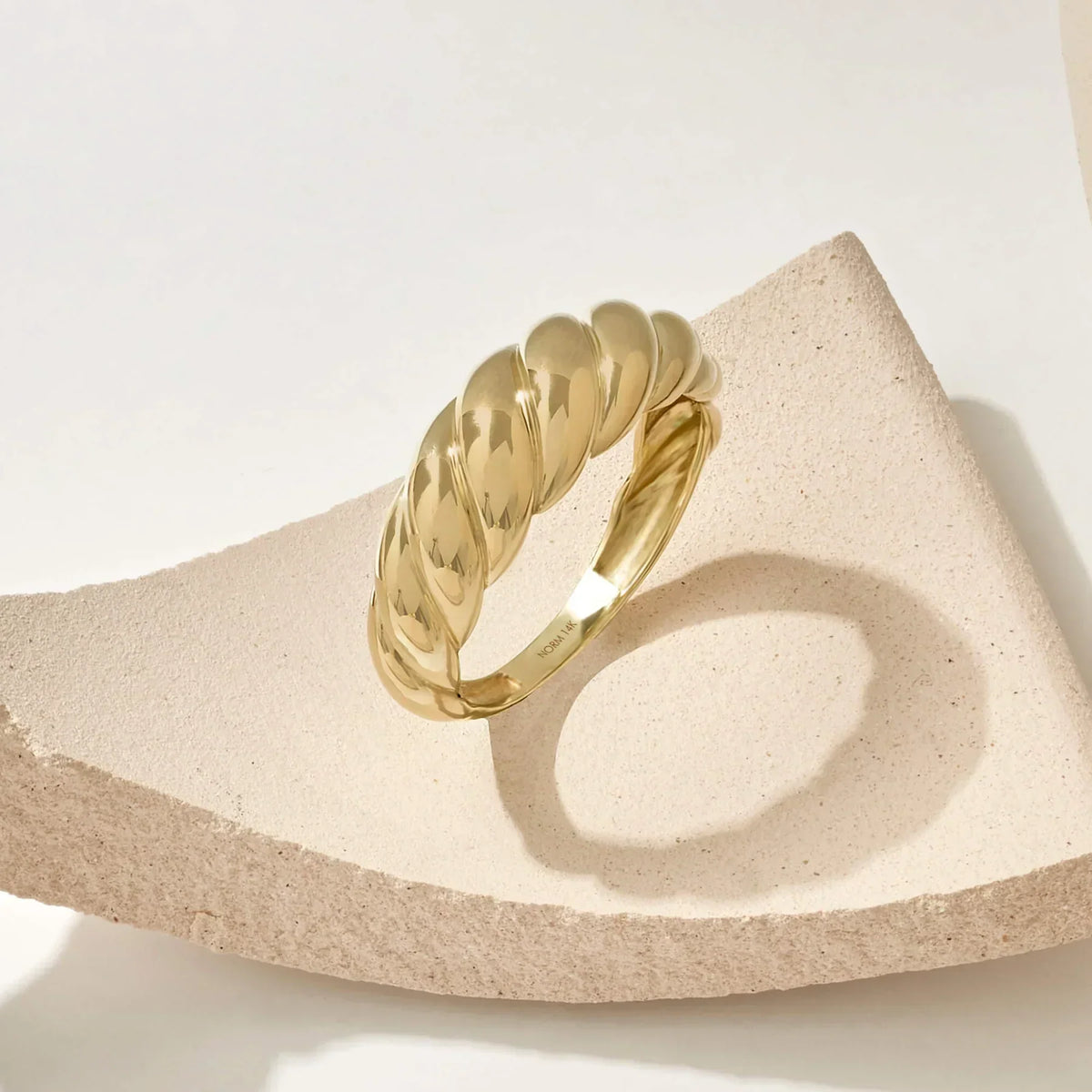 Anello Croissant | Oro
