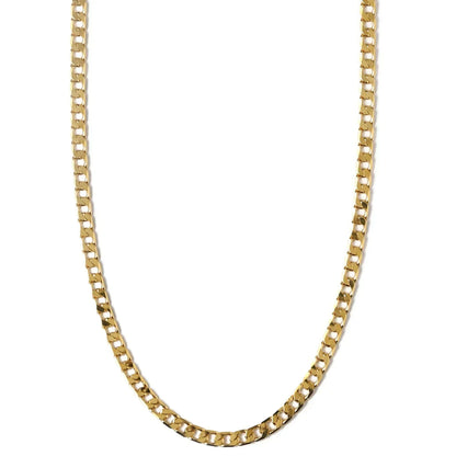 Collana a catena groumette piatta | Oro bianco