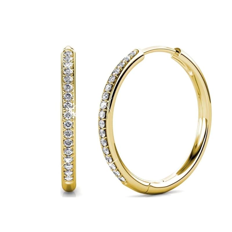 Orecchini Sorel Pave | Oro bianco
