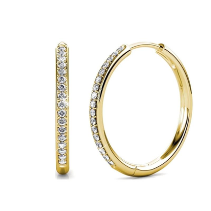 Orecchini Sorel Pave | Oro bianco