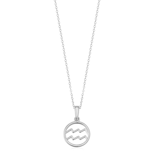 Collana con segno zodiacale | Oro bianco