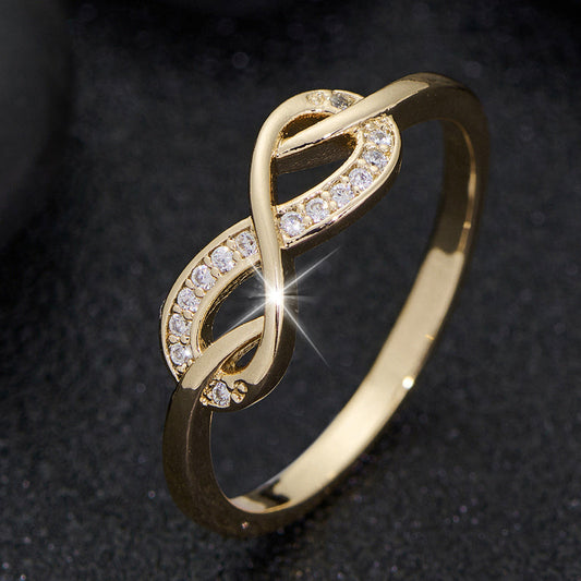 Anello Lysette Crystal Infinity | Oro