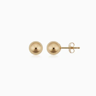 Orecchini a lobo "Have a ball" | Oro bianco