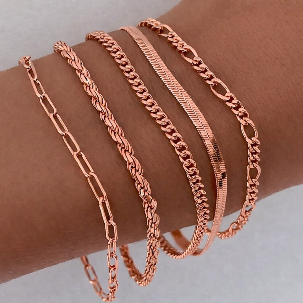 Set di bracciali Ellis Renner | Oro bianco