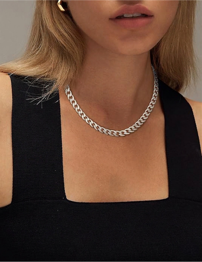 Collana a catena cubana chunky | Oro