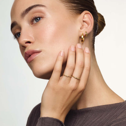 Anello a cupola sottile | Oro