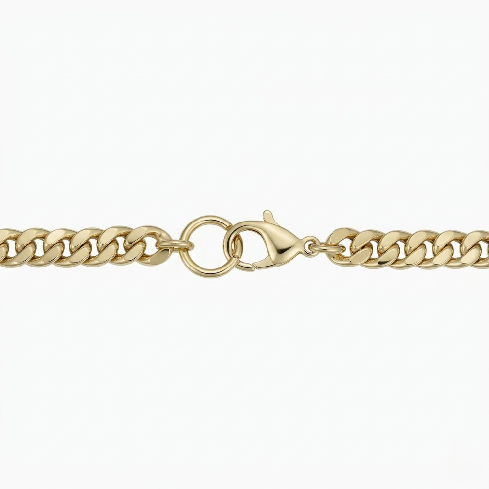 Bracciale cubano in oro da collezione