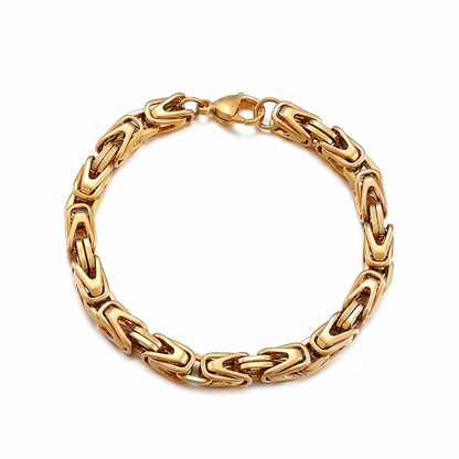 Bracciale a maglie Lucian Crown | Oro