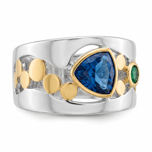 Anello Antique Ice Gem | Oro bianco