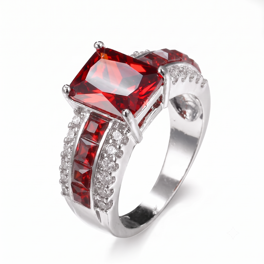 Anello Kassira Redmont | Oro bianco