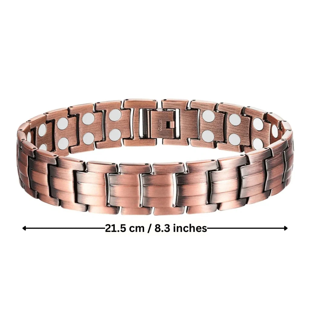 Bracciale a catena moderno in rame