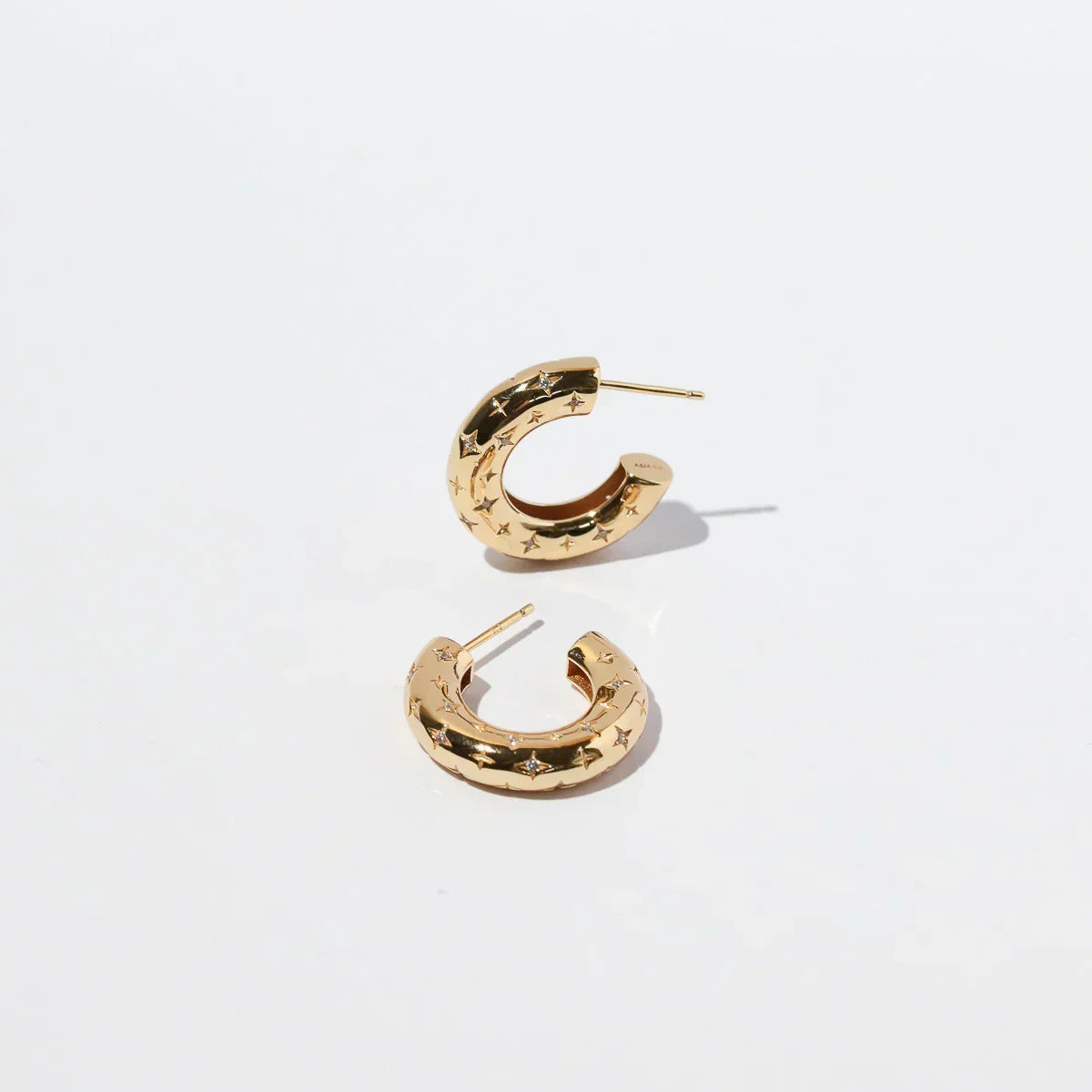 Orecchini a cerchio Cosmic | Oro