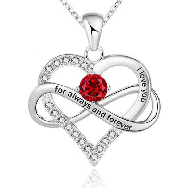 Collana con pietra del mese di nascita Always and Forever