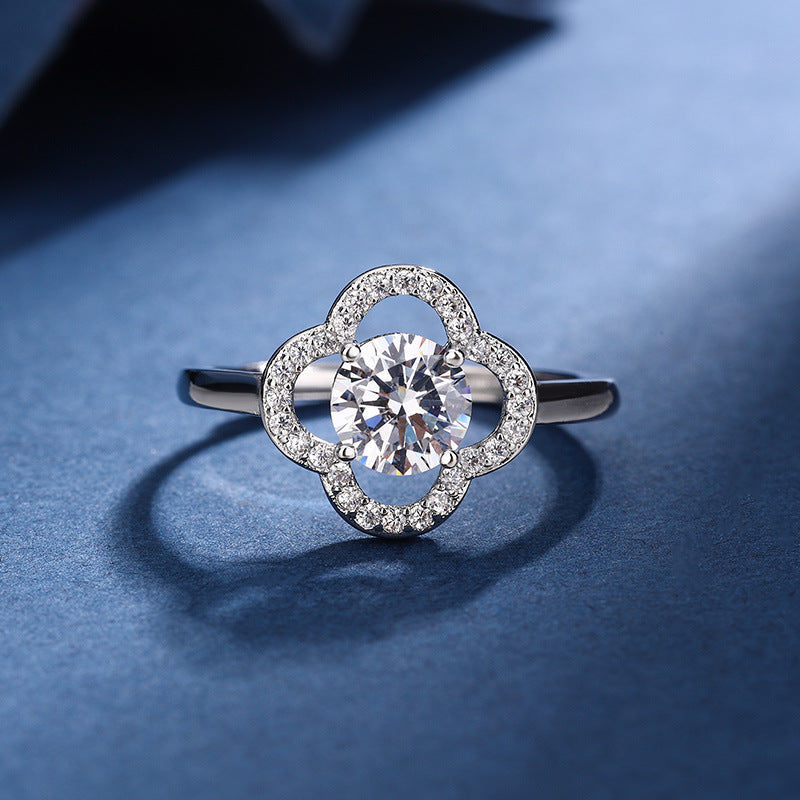 Set charm Aria Clover | Oro bianco