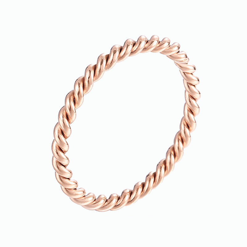 Bracciale intrecciato in rame Cordelia