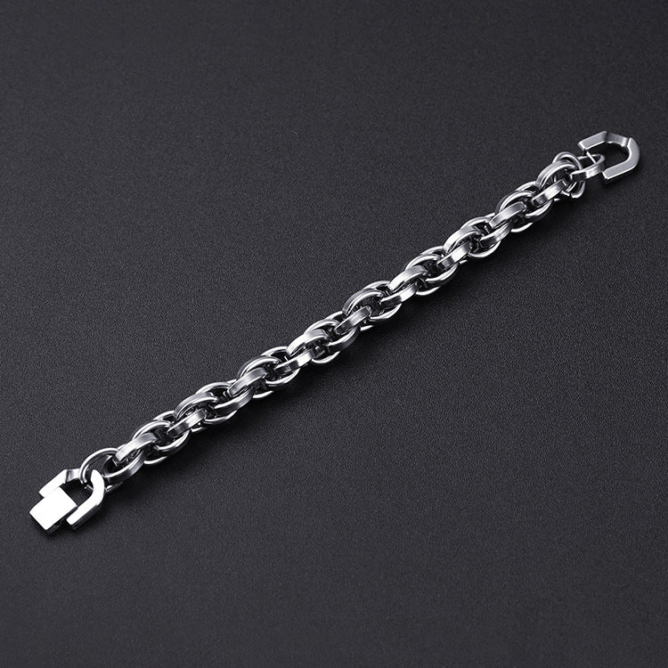 Riven Knox Bracelet | White Gold