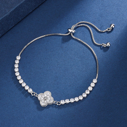 Set charm Aria Clover | Oro bianco