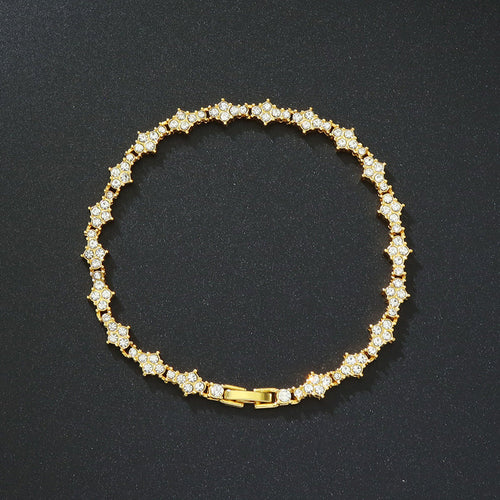 Bracciale Tennis Classic Cluster | Oro