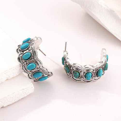 Azurella Shoreline Earrings | White Gold