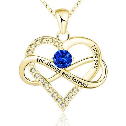 Collana con pietra del mese di nascita Always and Forever