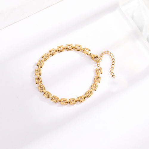 Timepiece Chain Bracelet | Gold