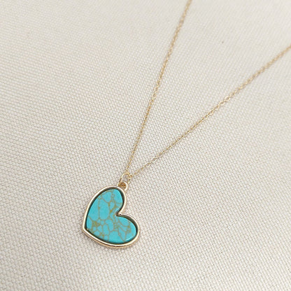 Collana Turquoise Love | Oro