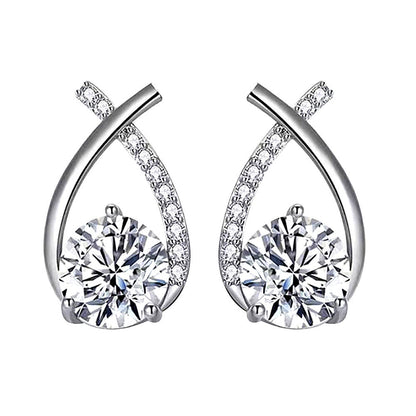 Arielle Earrings | White gold
