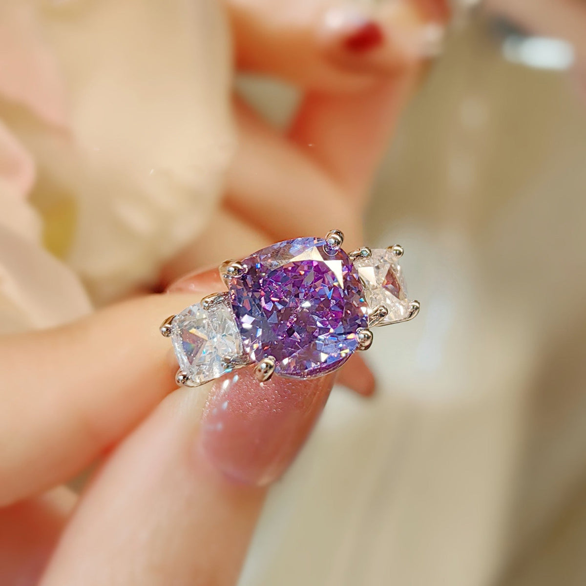 Set Adeline Violetta | Oro bianco