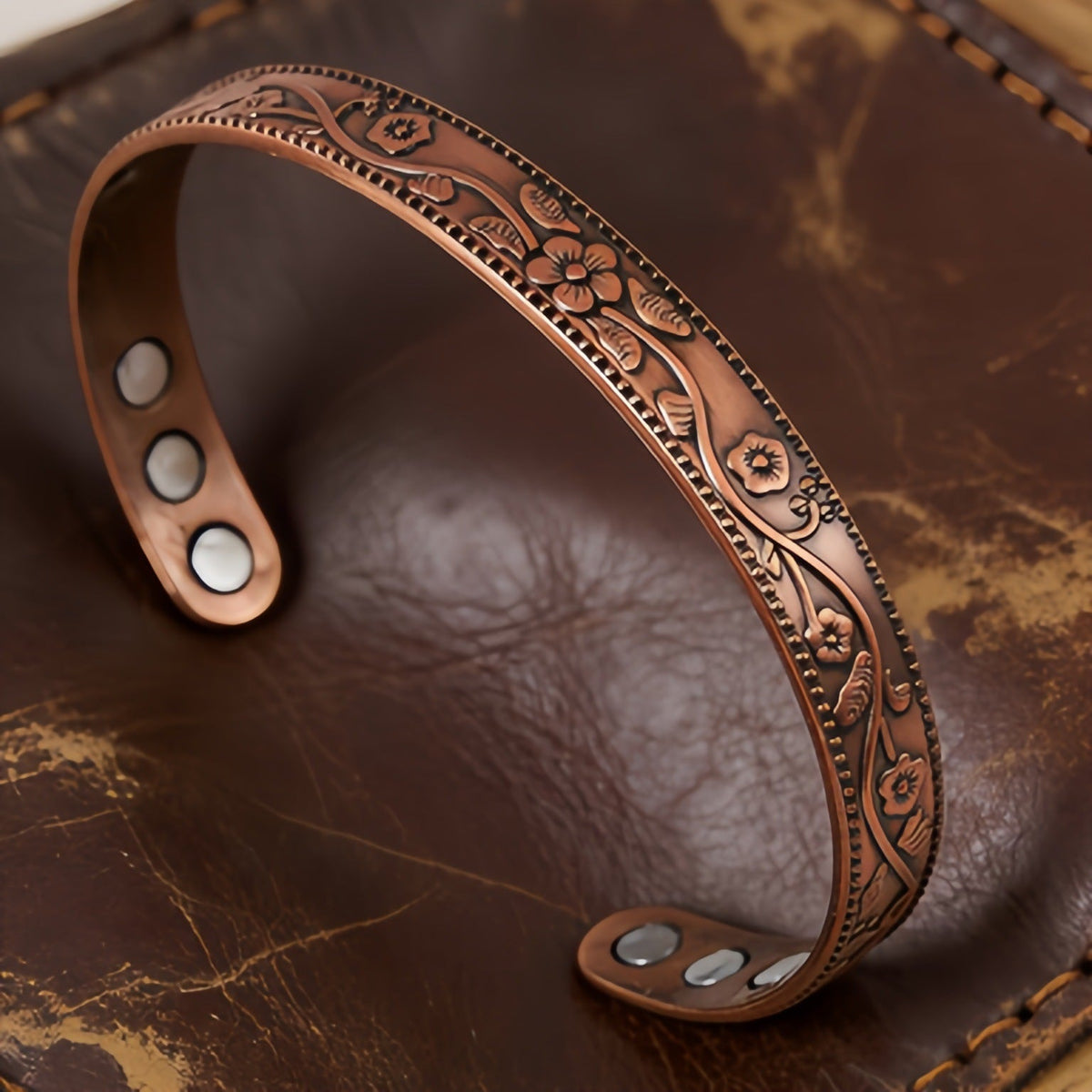 Bracciale in rame Camille Laurel