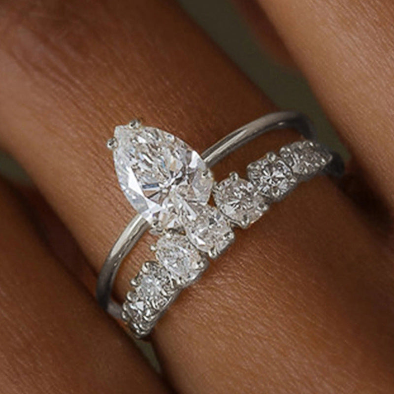 Anello Vivienne Hartley | Oro bianco