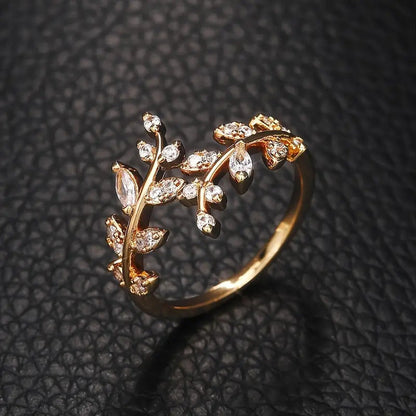 Anello in oro Elegant Vine | Oro