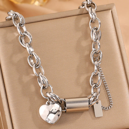 Collana a catena Heartened | Oro