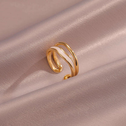 Anello Sahira Layered Wave | Oro