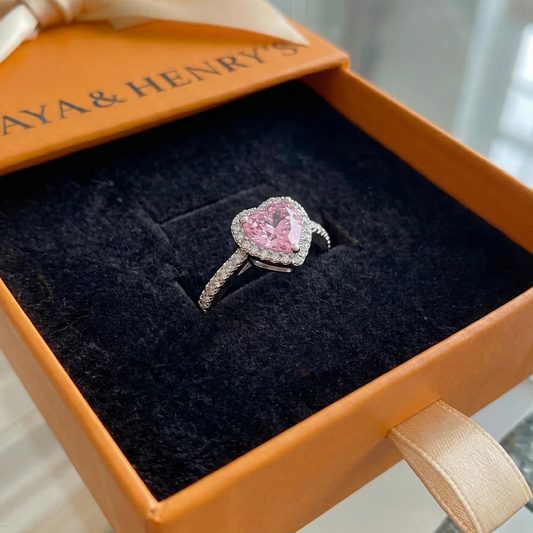 Anello Rosekiss Heart | Oro bianco