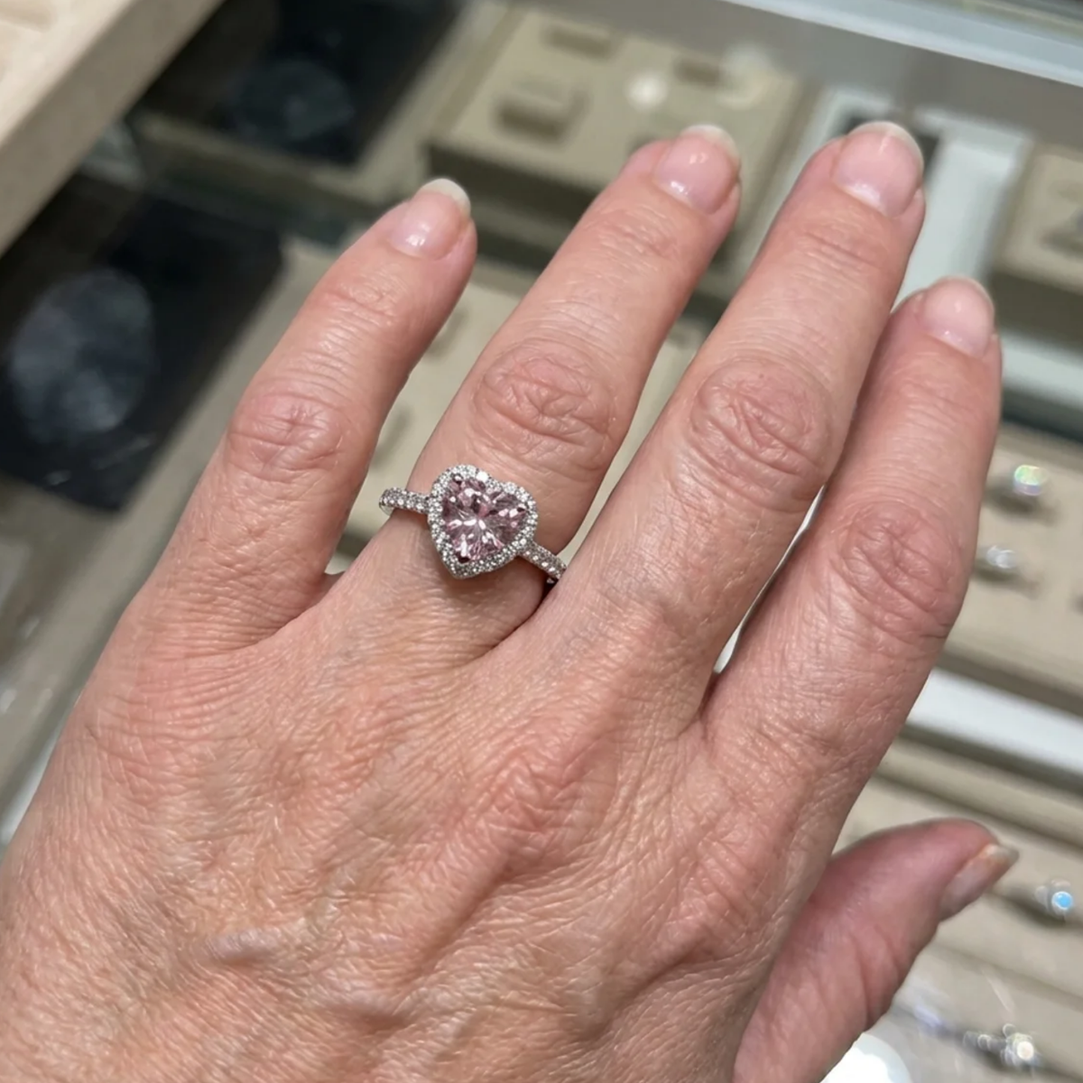 Anello Rosekiss Heart | Oro bianco