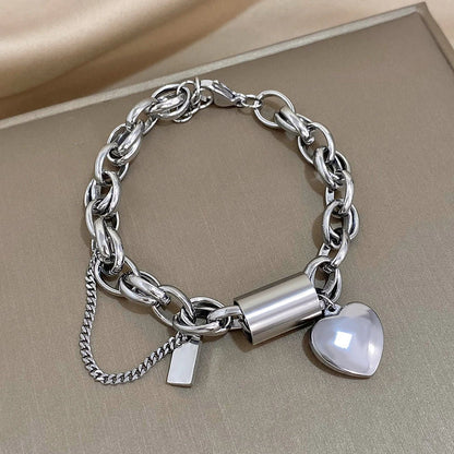 Bracciale Chunky Cuore | Oro
