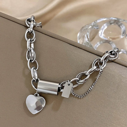 Bracciale Chunky Cuore | Oro