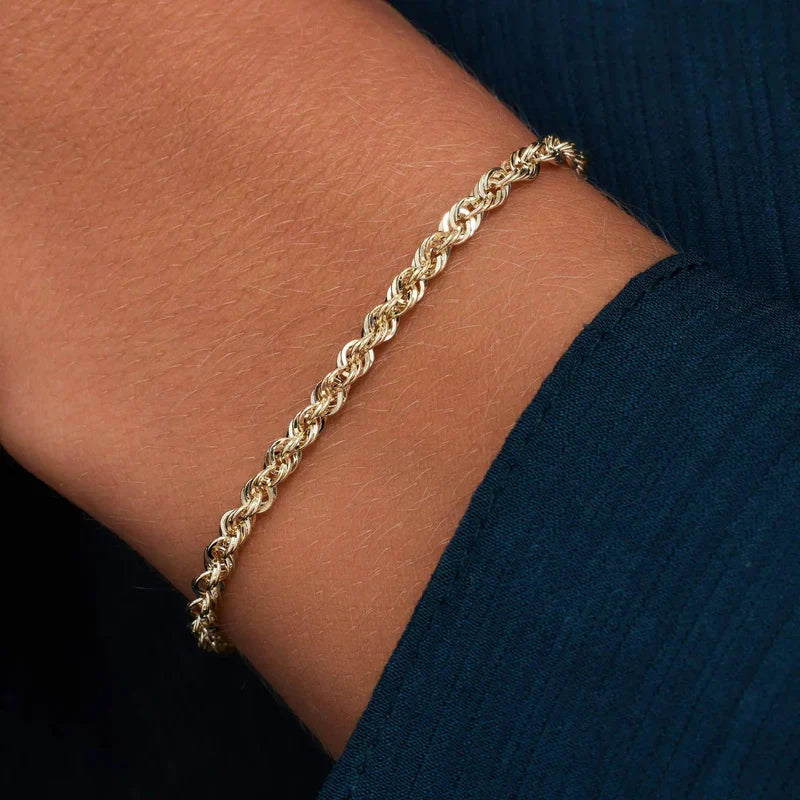 Bracciale a catena ritorta | Oro