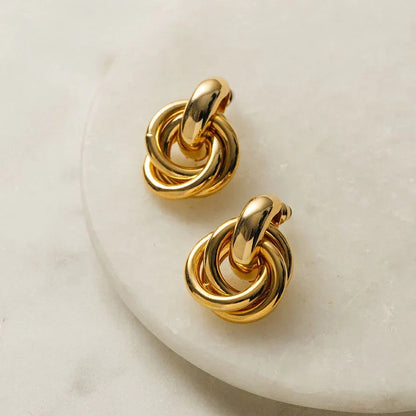 Orecchini Interlocking Statement | Oro