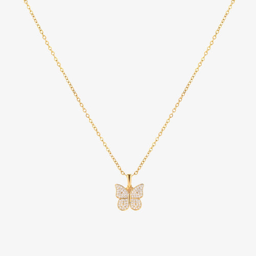 Collana Farfalla Radiante | Oro