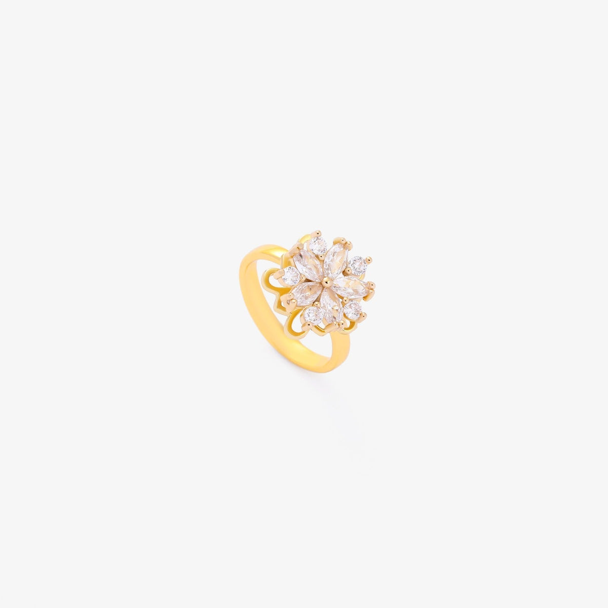 Anello girevole Flora Accent | Oro