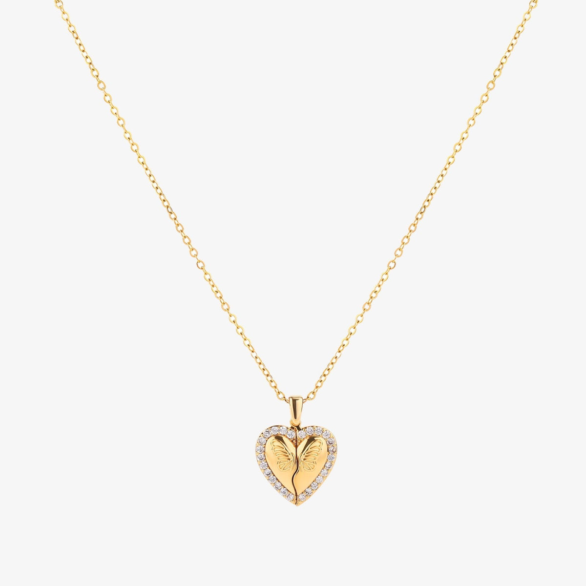 Collana Cuore Farfalla | Oro
