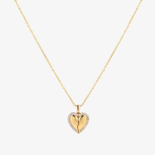 Collana Cuore Farfalla | Oro