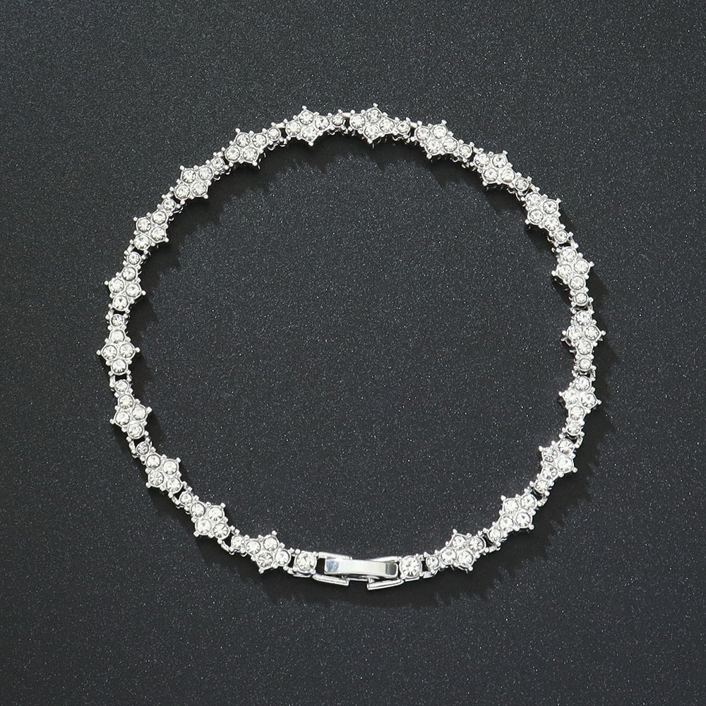 Bracciale Tennis Classic Cluster | Oro