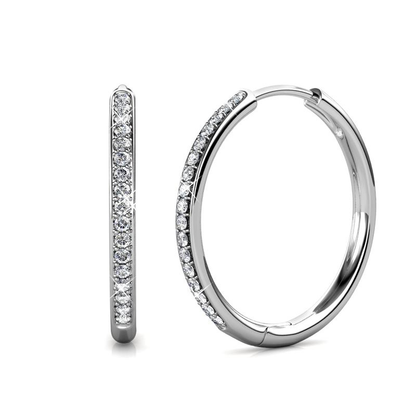 Orecchini Sorel Pave | Oro bianco