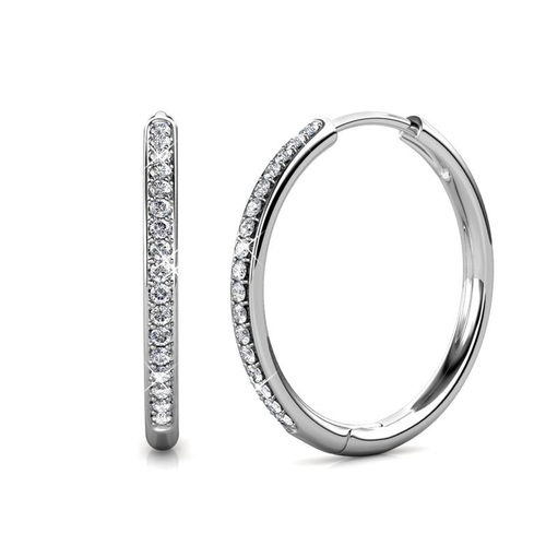 Orecchini Sorel Pave | Oro bianco