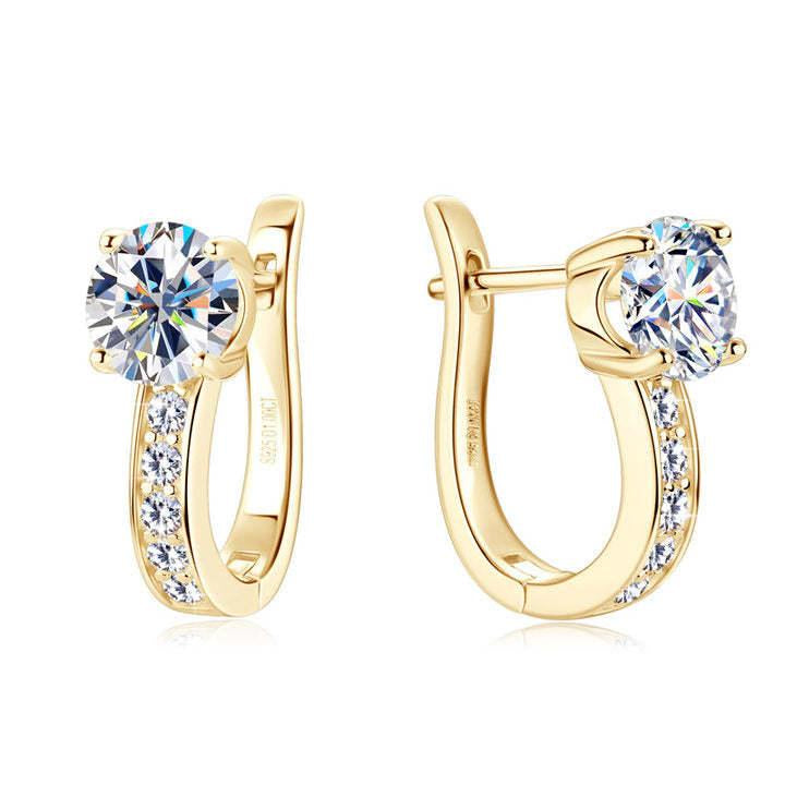 Orecchini a Cerchio Huggie Chanel | Oro