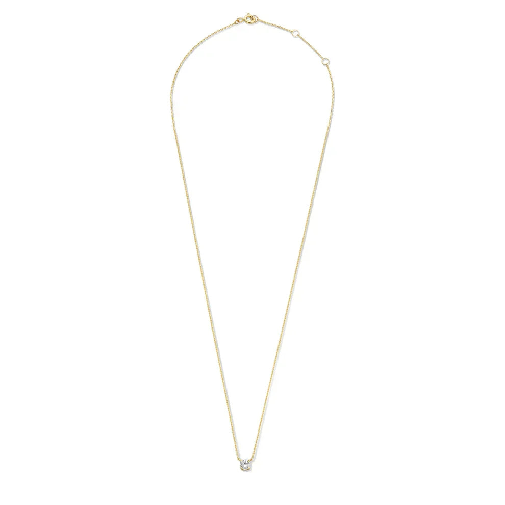 Collana con pietra Moissanite Cléa | Oro