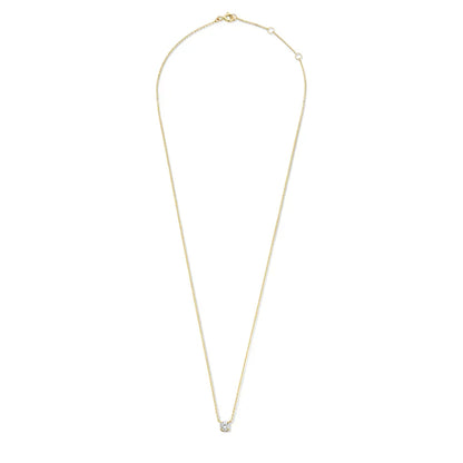 Collana con pietra Moissanite Cléa | Oro